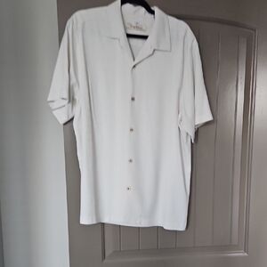 Tommy Bahama Cream Short Sleeve Shirt